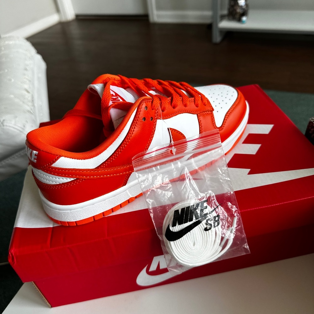 Women’s Nike Orange and White Sneakers